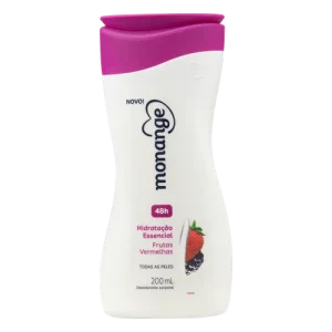 Hidratante Corporal Frutas Vermelhas Monange Hidratação Nutritiva  200ml